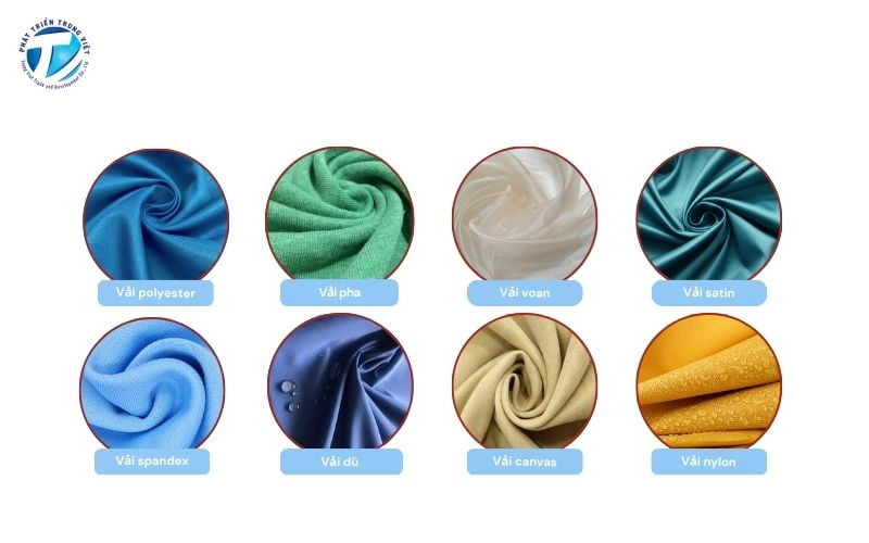 Một số loại vải có thể in chuyển nhiệt được